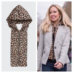 NWOT $278 VERONICA BEARD Halle LEOPARD Hoodie Dickey Jacket insert dual zip